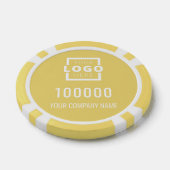 Gelb für das Firmenlogo Pokerchips (Einzeln)