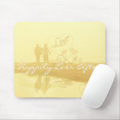 Gelb für immer nach einer Hochzeit am Strand Mousepad (Mit Mouse)