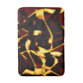 Gelb gebrannte Streifen mit abgeschrägtem Aussehen Badematte (Vorderseite Vertikal)