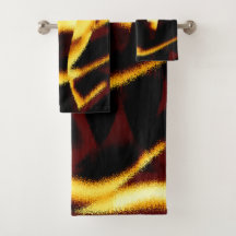 Gelb gebrannte Streifen mit abgeschrägtem Aussehen