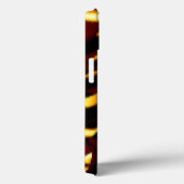 Gelb gebrannte Streifen mit abgeschrägtem Aussehen Case-Mate iPhone Hülle (Rückseite / Rechts)