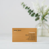 gelb gebürstet visitenkarte (Stehend Vorderseite)
