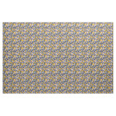 Gelb gedruckter Baumwollstoff mit Zitronenmotiv Stoff (Yard (91,4 cm))