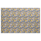 Gelb gedruckter Baumwollstoff mit Zitronenmotiv Stoff (Fat Quarter (45,7 x 55,9 cm))