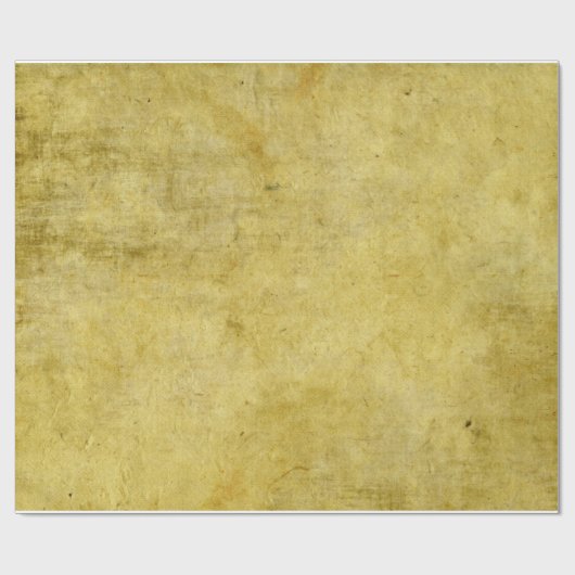 Gelb gefärbte Pergament-Beschaffenheit Geschenkpapier (Flach)