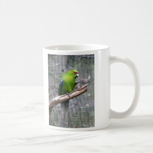 Gelb-gekrönter Parakeet Kaffeetasse (Rechts)