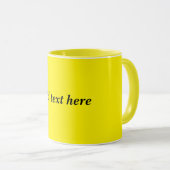 Gelb gelb, einfach gelb, tasse (VorderseiteRechts)