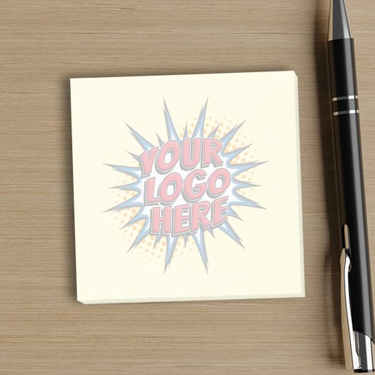 Gelb gelbes Logo für Wasserzeichen für benutzerdef Post-it Klebezettel