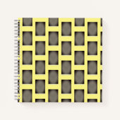 Gelb geometrisch notizblock (Vorderseite)