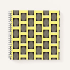 Gelb geometrisch notizblock