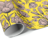 gelb geschenkpapier (Rolleneckpunkt)