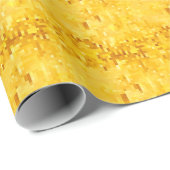 Gelb Geschenkpapier (Rolleneckpunkt)