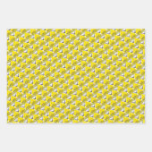Gelb Geschenkpapier Set (Vorderseite 3)
