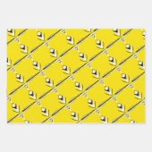 Gelb Geschenkpapier Set (Vorderseite 2)