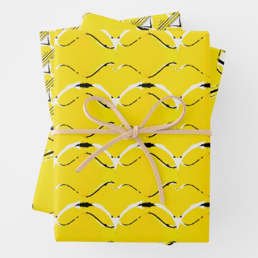 Gelb Geschenkpapier Set (Beispiel)