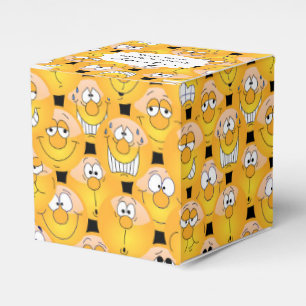 Gelb Gesicht 😉 Emoji-Design Geschenkschachtel