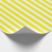 Gelb gestreift geschenkpapier (Ecke)