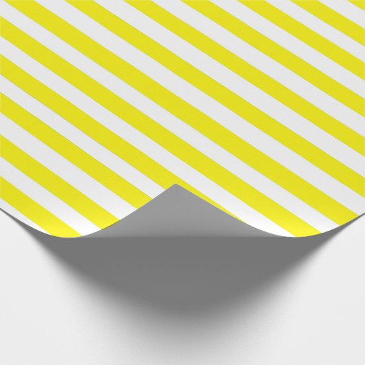 Gelb gestreift geschenkpapier (Ecke)