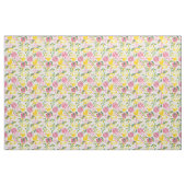 Gelb gestreiftes Zitronen-Baumwollstoff Stoff (Fat Quarter (45,7 x 55,9 cm))