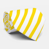 Gelb gestrichene Vorlage Trendy Elegant Cool Krawatte (Gerollt)