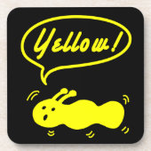 Gelb! Getränkekasten Getränkeuntersetzer (Vorderseite)