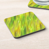 Gelb Getränkeuntersetzer (Linke Seite)