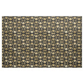 Gelb-Gold-Schwarz-Art-Déco-Muschel Stoff (Fat Quarter (45,7 x 55,9 cm))