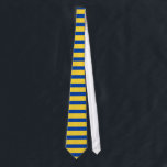 Gelb-Gold und Royal Blue Horizontal gestreift Krawatte<br><div class="desc">Schau gut in dieser gelben und blauen Krawatte mit horizontalen Streifen.</div>