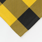 Gelb/Goldbüffel Lumberjack Kariert Fleecedecke (Ecke)