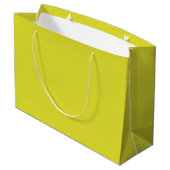 Gelb Große Geschenktüte (Rückseite Schrägansicht)