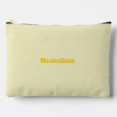 Gelb - großer, fester Zubehörbeutel Zubehörtasche (Vorderseite)