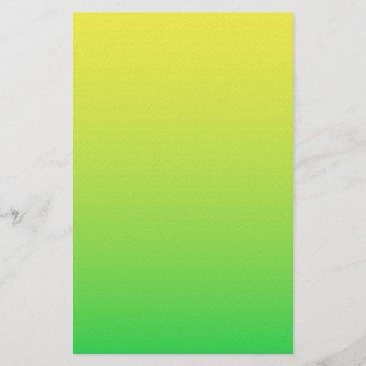 Gelb-Grün-Farbe Briefpapier (Vorderseite)
