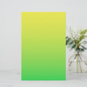Gelb-Grün-Farbe Briefpapier (Stehend Vorderseite)