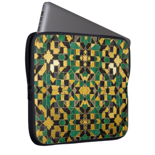 gelb grün  laptopschutzhülle (Vorne Rechts)
