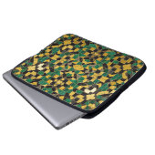 gelb grün  laptopschutzhülle (Vorne Knopf)