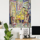 Gelb, grün, mellow poster (Heimbüro)