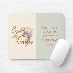 Gelb grün, Minimalistisch Mousepad