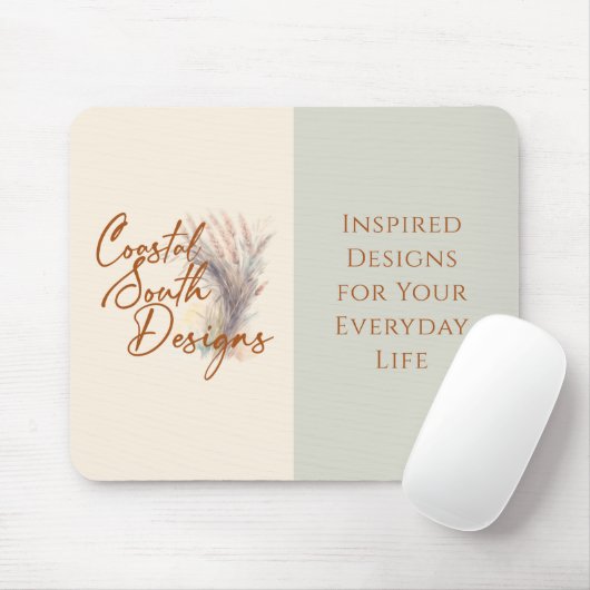 Gelb grün, Minimalistisch Mousepad (Mit Mouse)