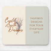 Gelb grün, Minimalistisch Mousepad (Vorne)