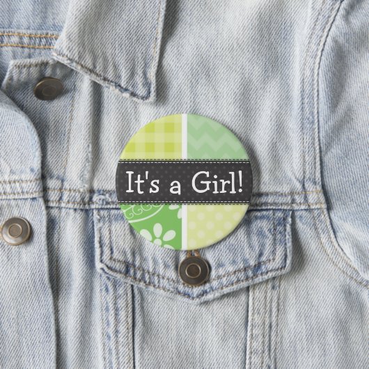 Gelb-grün Niedlich Button (Beispiel)