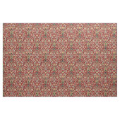 Gelb, grün, schwarz auf tiefrot stoff (Yard (91,4 cm))
