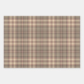 Gelb , grün und braun Kariertes Muster Geschenkpapier Set (Vorderseite 3)
