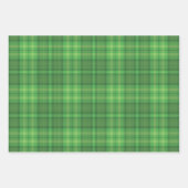 Gelb , grün und braun Kariertes Muster Geschenkpapier Set (Vorderseite 2)