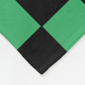 Gelb grün und schwarz fleecedecke (Ecke)