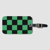 Gelb grün und schwarz gepäckanhänger (Vorderseite (Horizontal))