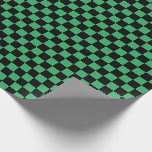 Gelb grün und schwarz geschenkpapier (Ecke)