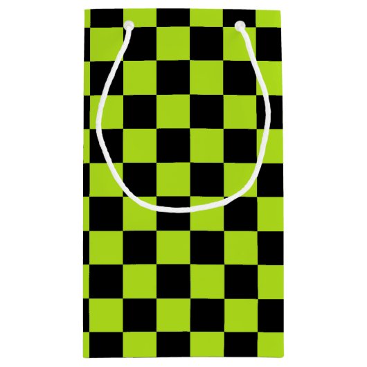 Gelb grün und schwarz kleine geschenktüte (Rückseite)