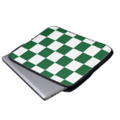 Gelb grün und weiß laptopschutzhülle (Vorne Knopf)
