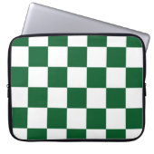 Gelb grün und weiß laptopschutzhülle (Vorderseite)