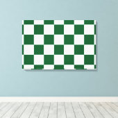 Gelb grün und weiß leinwanddruck (Insitu (Holzboden))